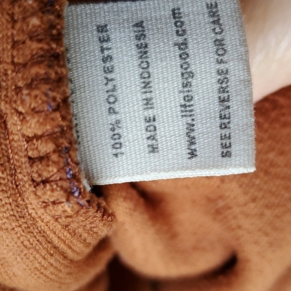 Life is Good brown 1/4 zip 2 side pockets Daisy Sz Medium - Picture 7 of 11